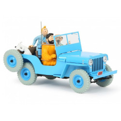 Tintin, the Blue jeep CJ2A 1:24