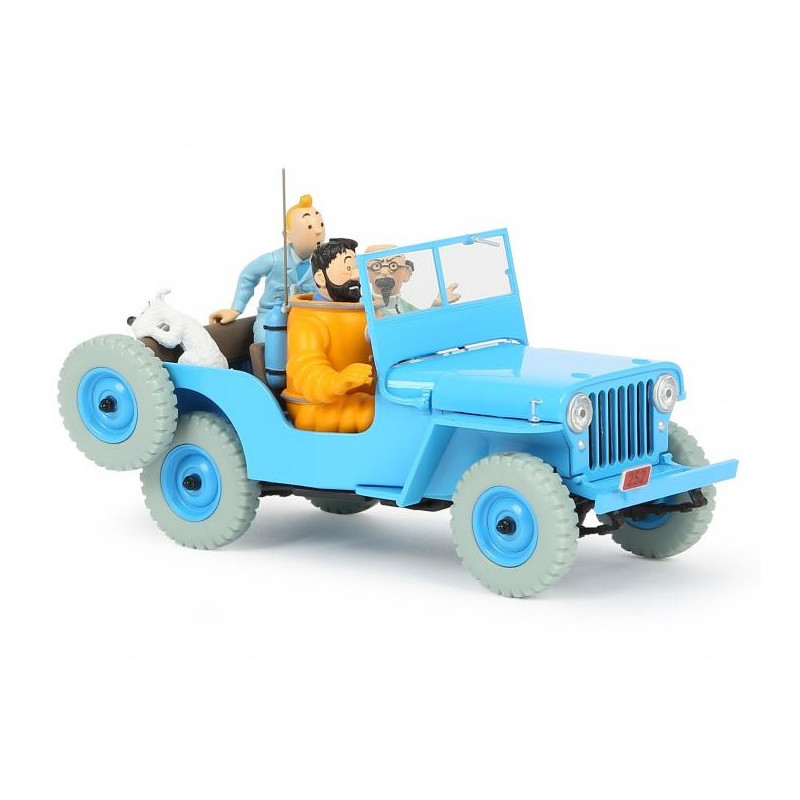 Tintin, the Blue jeep CJ2A 1:24