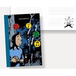 2024 Wall Calendar Tintin and the music 30x30cm (24463) - Past Joys
