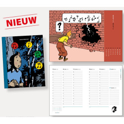Calendrier mural 2024 Tintin et la musique 30x30cm (24463)