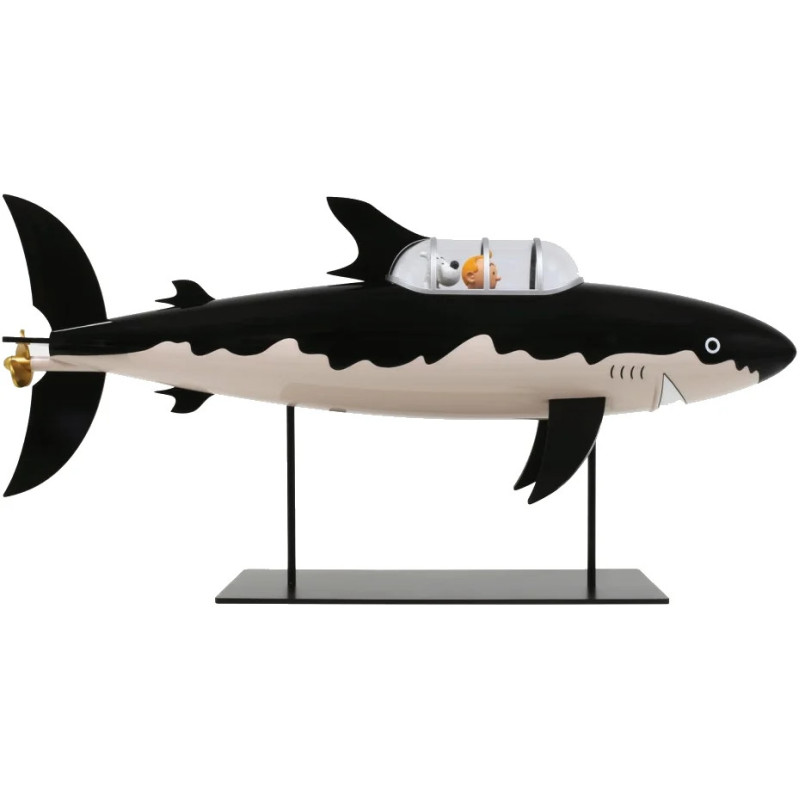 Tintin and Snowy in the Submarine Shark 77cm haai