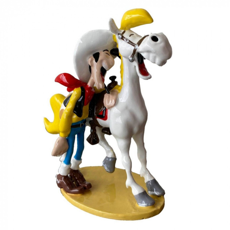 Lucky Luke and Jolly Jumper laughing  - 245ex - Pixi Paris