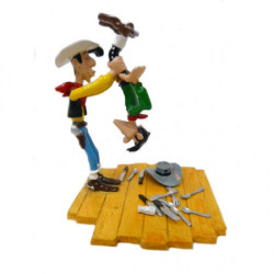 Lucky Luke shaking Averell