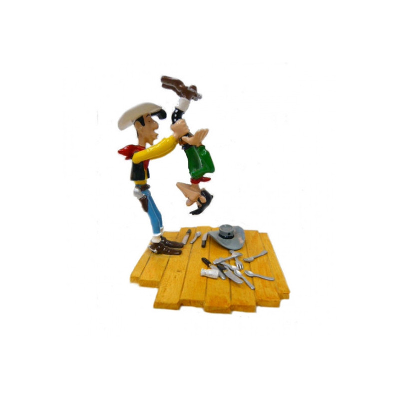 Lucky Luke shaking Averell