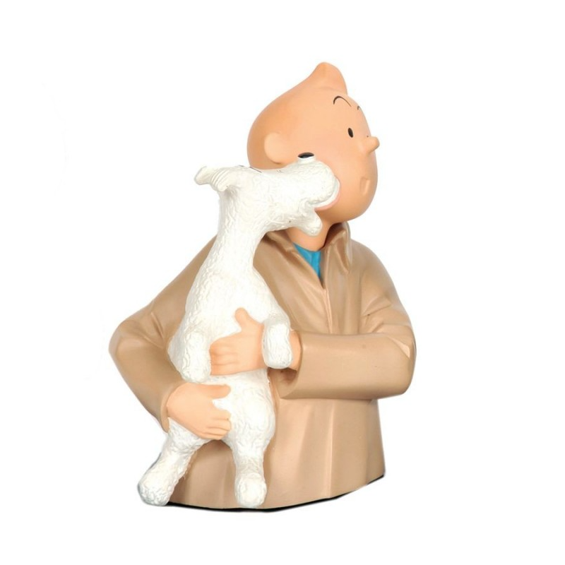 Buste Tintin leche par Milou - 1994 - Leblon Delienne - Moulinsart