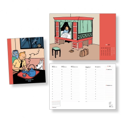 Sold Out! - Desk diary Tintin 2025 - 15,5x21cm - 24489