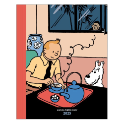 pre-order Desk diary Tintin 2025 - 15,5x21cm - 24489