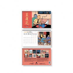 Table Calendar Tintin 2025 - 12,5x21cm - 24488