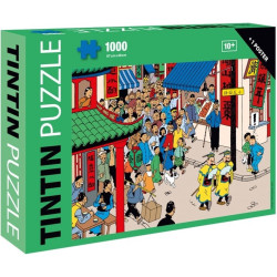 Kuifje Jansen en Janssen Chinees Puzzel + Poster (1000 stukken)