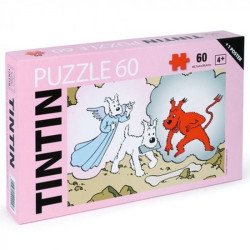 Kuifje Puzzel - Bobbie Engel en Duivel - 60 stukjes + Poster