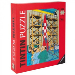 Kuifje Puzzel - Raket XFLR6 - 1000 stukjes + Poster