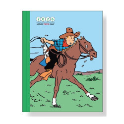 Bureau agenda Kuifje 2026 - 15,5x21cm - 24495