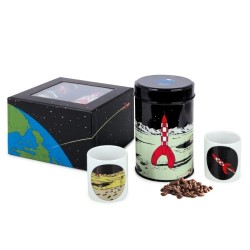 Biologische koffie cadeauset + kopjes - Maan