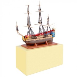 De Eenhoorn, 20cm kunsthars scheepsmodel van Kuifje - 46022