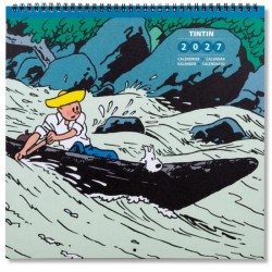 Wandkalender 2027 Tintin aan het water 30x30cm (24497)